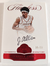 2017 Flawless Collegiate Jarrett Allen RUBY AUTO /20 Texas Longhorns READ!!