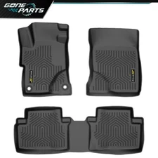 Fit For 2012-2015 Honda Civic Sedan All Weather TPE Floor Mats Protection Liners