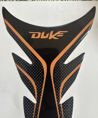 New Motorcycle Tank Pad Protector Compatible With KTM Duke 188 x 120 UK Seller - Picture 3 of 4