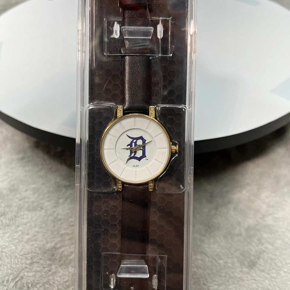 Detroit Tigers Watch Lunar Style Black Band Sparo Sports MLB Official Merch - Image 2 of 4