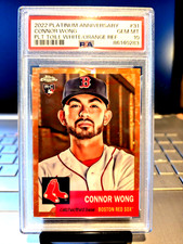 2022 Platinum Annv #6/25 Connor Wong Plt Toile White/Orange Ref. #31 Gem Mt. 10