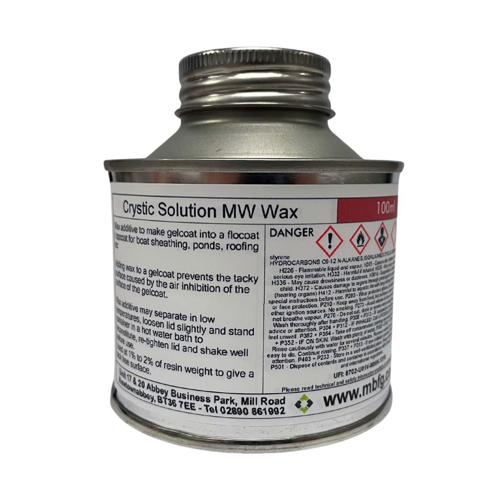Crystic Solution MW - Wax Solution - 100ml Gelcoat Additive