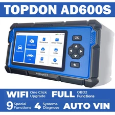 2025 NEWEST TOPDON AD600S OBD2 Scanner Engine ABS SRS SAS AT TPMS EPB