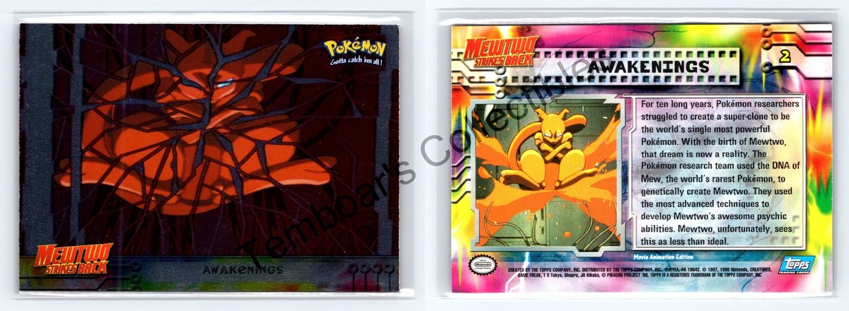 1999 Topps Pokémon First Movie✨ Blue 1st Print Foil ✨PICK The