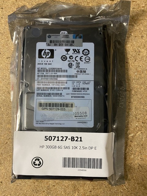 HP EG0300FBLSE 619286-001 300GB Internal 10000 RPM 2.5" for sale online ...