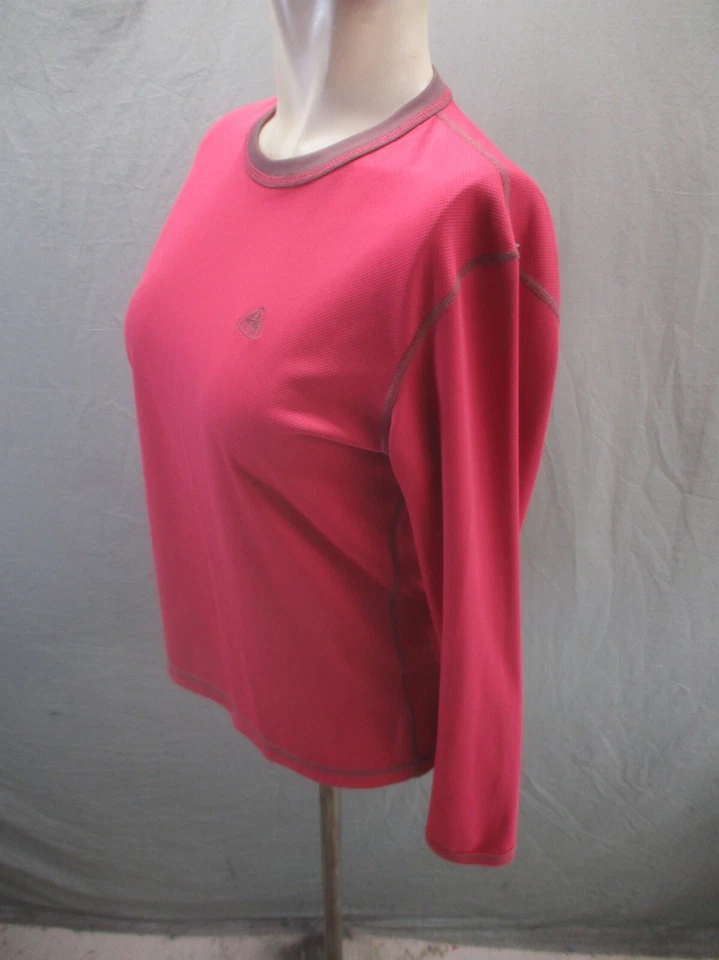 Nike ACG 1 Talla S Mujer Rosa Manga Larga Elastizado Ropa Activa Capa Base Top 749 Foto 3 de 4