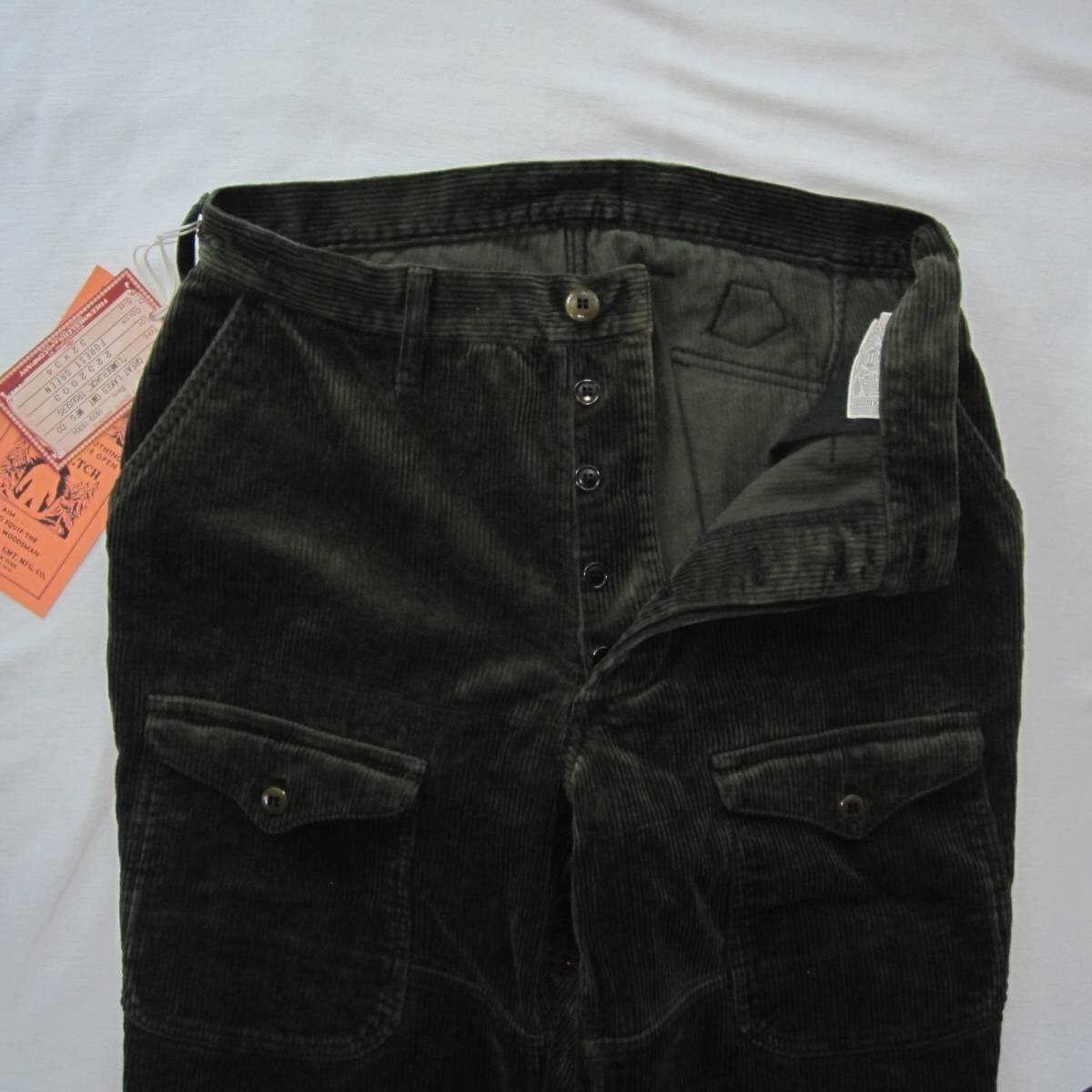 FREEWHEELERS LUMBERJACK TROUSERS PANTS 32 x 34 FOREST GREEN men 