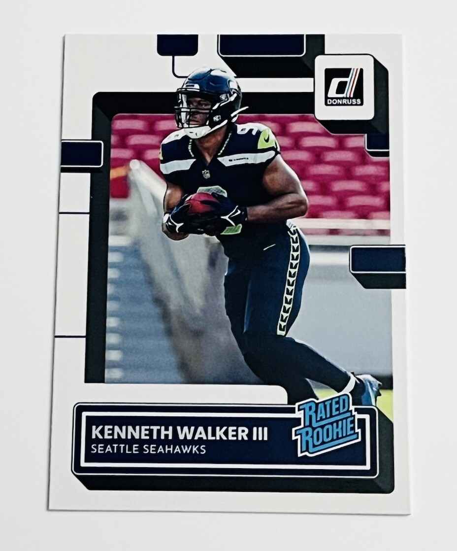 2022 Panini Donruss Rated Rookie #318 Kenneth Walker III RC
