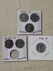 Lot Of (8) Coins - 1943-S 1C Steel Lincoln Wheat Pennies *Free Gift Included*