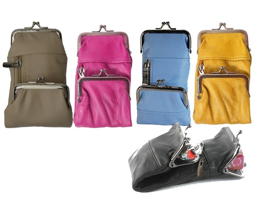 Echt Leder Zigarettenschachtel Etui Rauch Tragetasche Geldbörse Portemonnaie - Bild 2 von 20