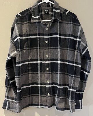 FSBN Long Sleeve Button Down Flannel Shirt Size XL