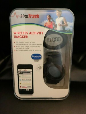 Prohealth Track Pro Track Wireless Activity Tracker Black Band | eBay