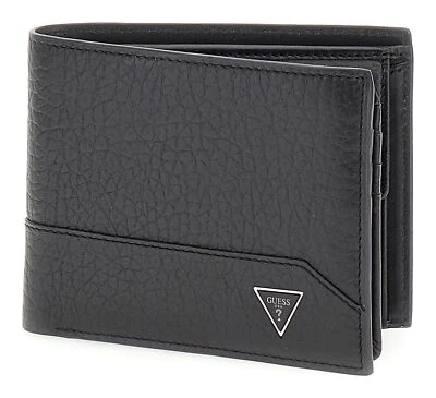 GUESS Torino Bifold Double Wallet M Geldbörse Black schwarz Neu