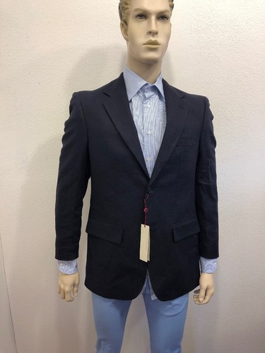 CORDOVAN & GREY THE GENTLEMEN'S COLLECTION LINE BLAZER/SPORT COAT NAVY 38R - Picture 10 of 11
