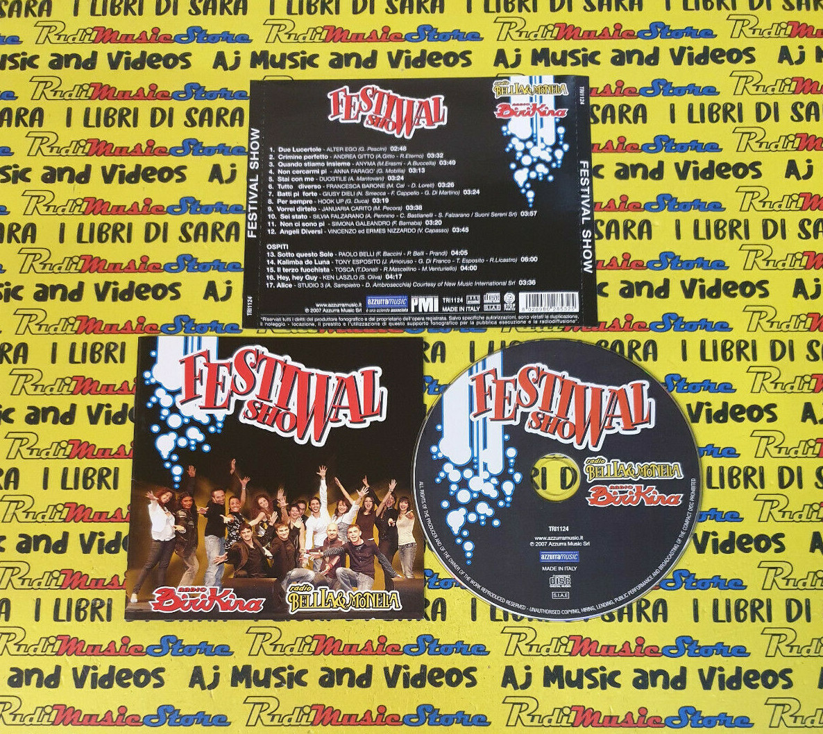 *CD compilation FESTIVAL SHOW 2007 tosca giusy tony esposito anyma (C55)