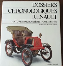 Livre Dossiers Chronologiques Renault - 1899 1905