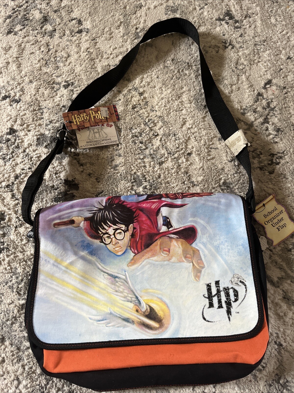 Harry Potter Messenger Bag NWT Hogwarts Quidditch Laptop Tot