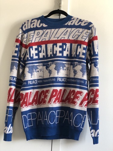 palace skull knit sweater