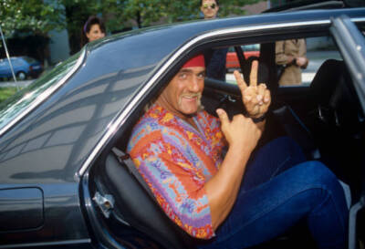 Hulk Hogan Suburban Commando Promotion In Germany 1991 OLD PHOTO 15