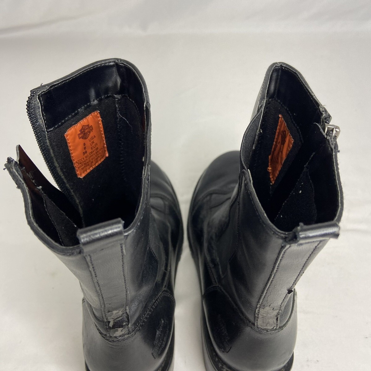 Harley Davidson Womens 8 Black motorcycle Boots 84198 Harley Davidson Womens 8 Black motorcycle Boots 84198