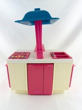 1984 Barbie Dream Kitchen Playset  Mattel Stove Fridge Dishwasher Vtg