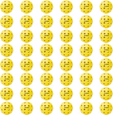 48 Pack Premium 40-Holes Yellow Outdoor Pickleball Balls, Meet USAPA Official...