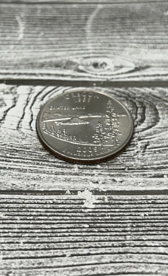 Oregon Quarter 1859 Crater Lake Year 2005-P-Fast Ship - Image 4 of 4