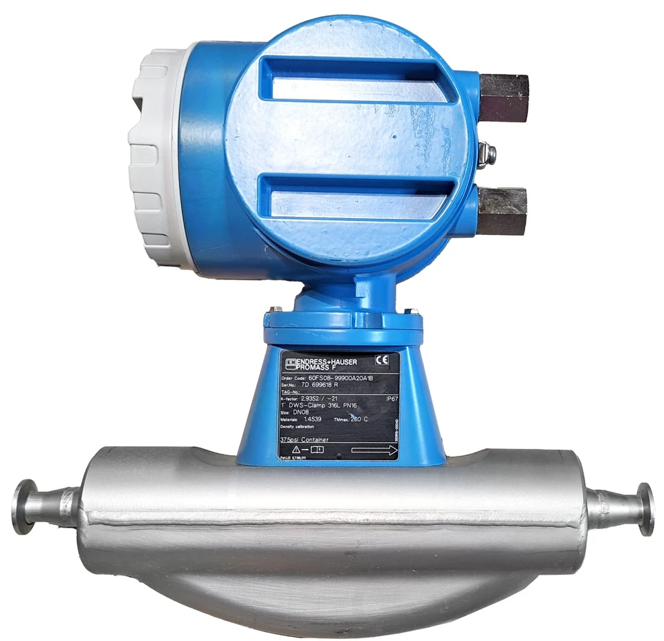 ENDRESS + HAUSER Promass 60F 904L Flowmeter 60FS08-99900A20A1B, 60FS08 - Image 2 of 4