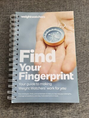 Weight Watchers Find Your Fingerprint Guidebook Journal Success Guide New