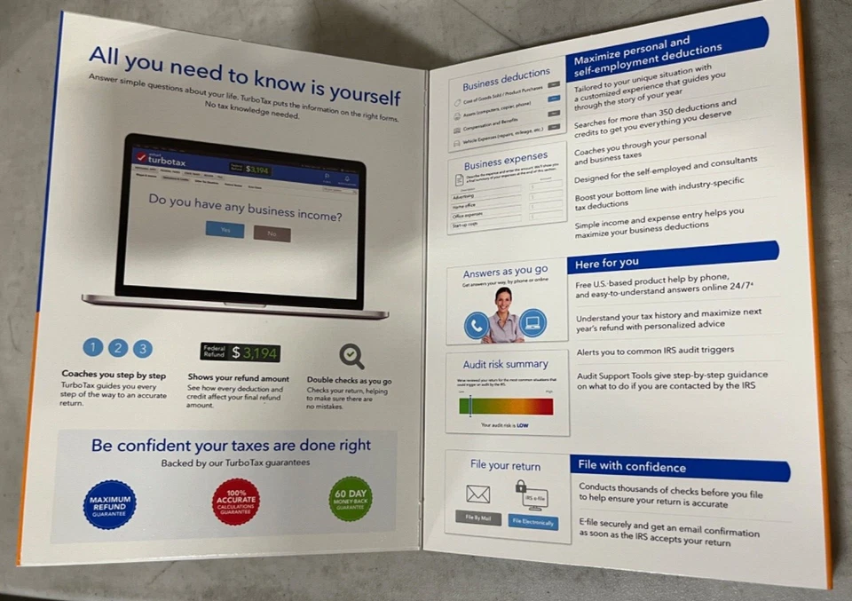 Intuit TurboTax Home & Business 2018 Windows & Mac Personal & Self Employed - Image 4 of 4