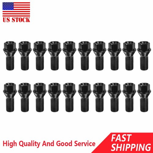 20X Chrome Lug Bolts Nuts For BMW 328i 428i 430i 535i 750Li 760Li X3 X4