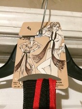 Stylin' Vintage DCI Red and Black Rayon Scarf/Belt++MADE IN USA++