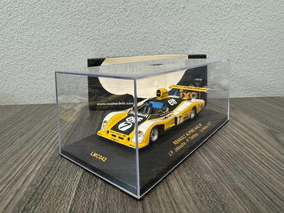 1977 JP Jaboille / P. Tambay #7 Rebault Alpine A442 Le Mans 1:43 iXO Models NISP - Image 4 of 4