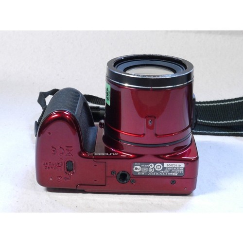 Nikon COOLPIX L810 Digital Camera 16.1MP 26x Optical Zoom CCD Red 80%-85% New - Picture 9 of 12