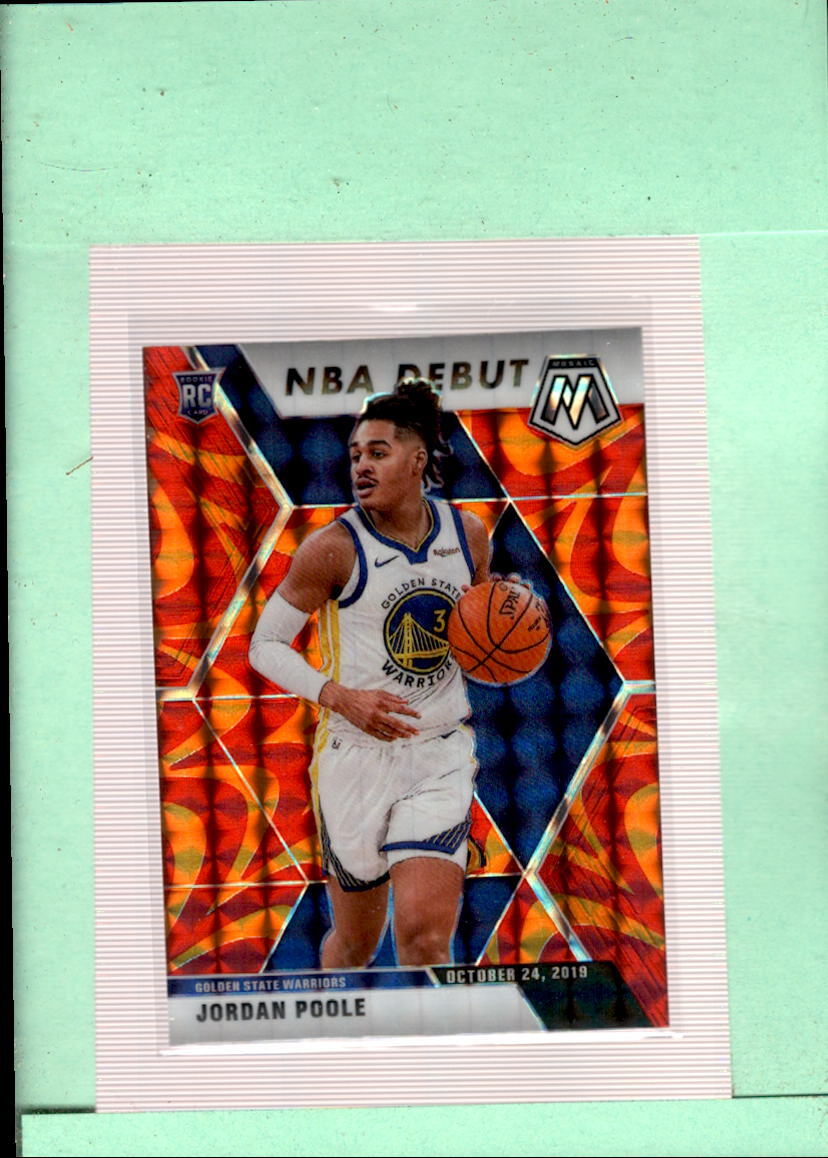 2019-20 Panini Mosaic Retroactive Orange #261 Jordan Poole MINT