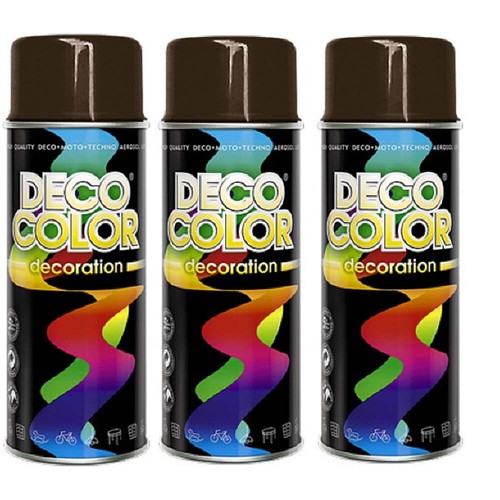 DECO COLOR 3er Sparpack 400ml Lackspray Sprühlack Sprühfarbe Lack Farbe wählbar - Bild 67 von 112