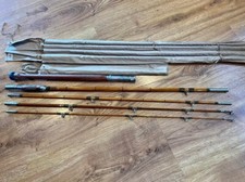  Kiraku & Co. TOKYO JAPAN Bamboo Fly/Casting Rod made in Japan with 2 Extra Tips