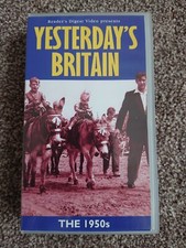 Yesterday's Britain - The 1950's. Documentary of life in 1950's (VHS). Tested