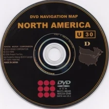 LATEST Gen 4 Lexus Toyota GPS Navigation Map Update DVD Version U30 v 15.1