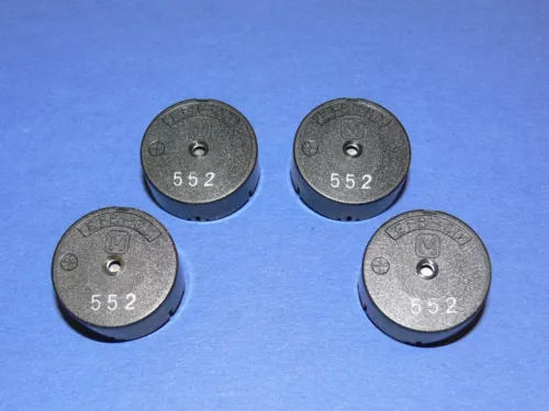 Aktiv Piezo Buzzer Tongeber Signalgeber Summer Alarm 24 mm - 3V bis 12V DC 4 Stk