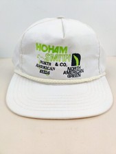 Vintage USA MADE North American Seed Co Farm Trucker Hat Snapback Cap