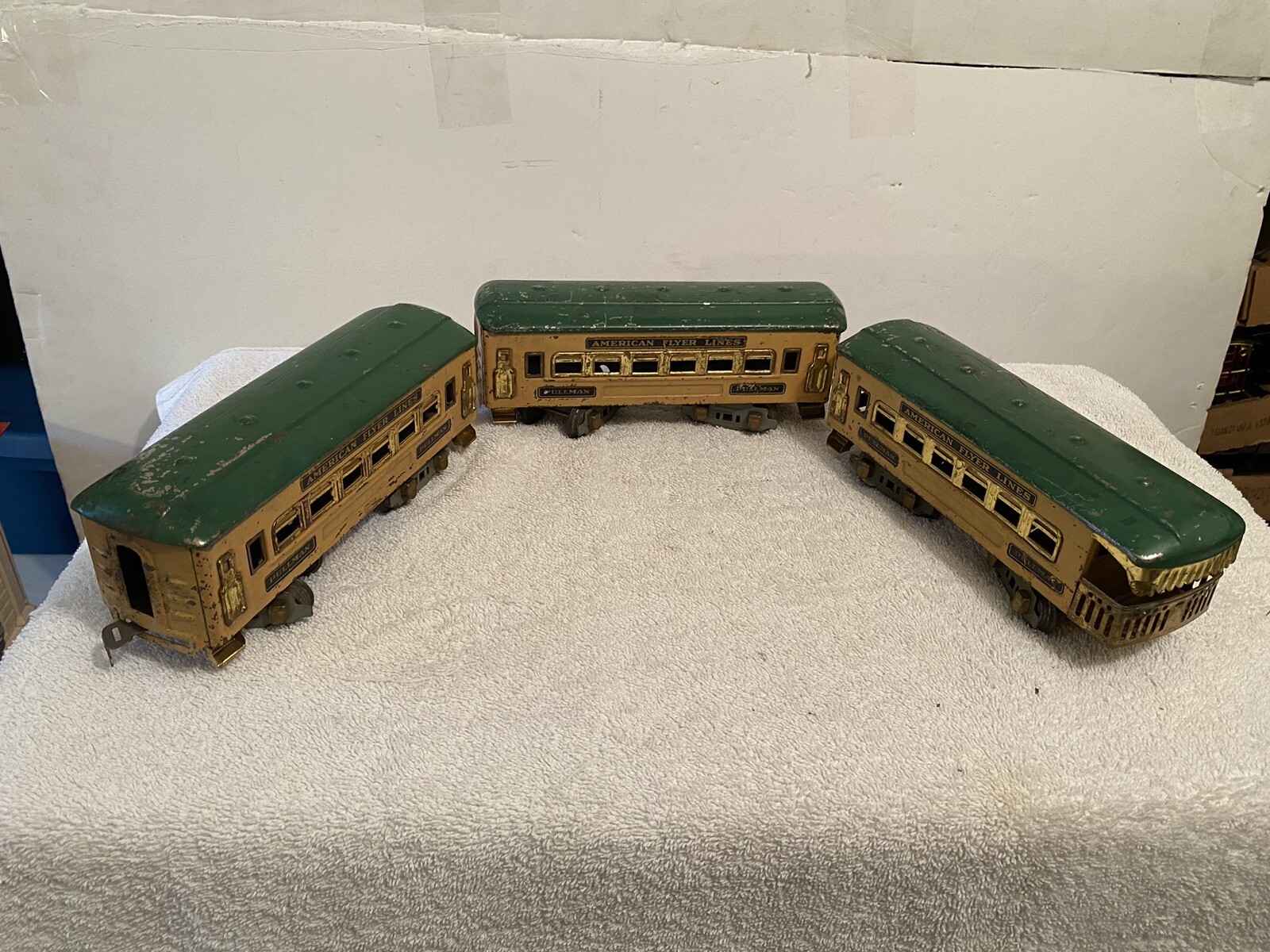 American Flyer Pocahontas Passenger Cars (3) eBay
