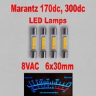 4pcs Vintage Marantz 170dc 300dc Fuse Type LED VU Meter Lights