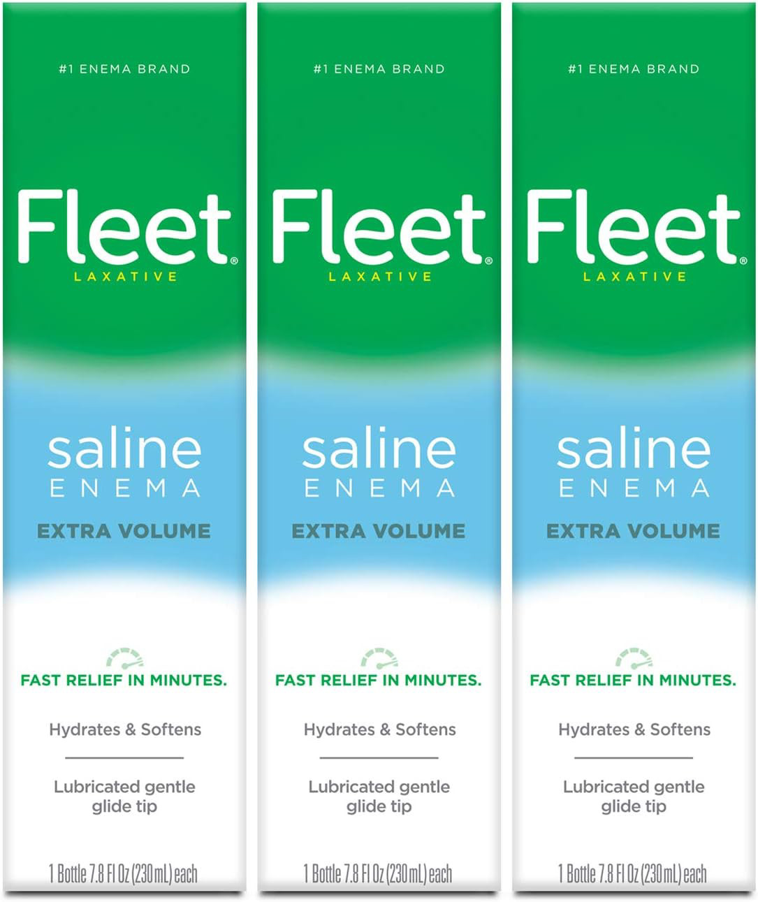 Fleet Laxative Saline Adult Enema-Ready To Use-Soft, Flexible Comfortip, 70% Fl