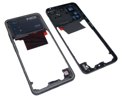 Xiaomi POCO M4 Pro 4G Mittelrahmen Rahmen Frame Middleframe Kameraglas Linse