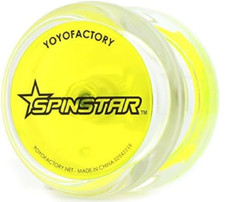 Yoyo Spinster, Beginner's, Low Edge V Shape, Yoyo Factory, Clear Yellow, 002