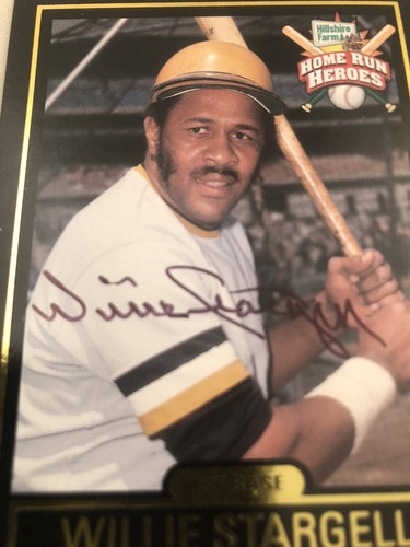 1999 Hillshire Farms Home Run Heroes Willie Stargell Autograph Baseball Card - Picture 4 of 4