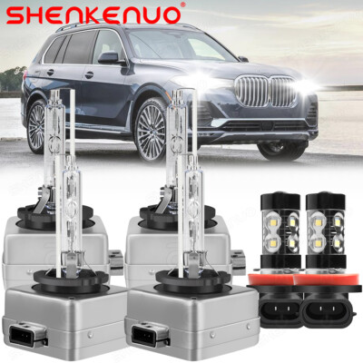 For BMW X5 2007-2017 Combo Headlight HID Hi/Lo Beam + LED Fog Light