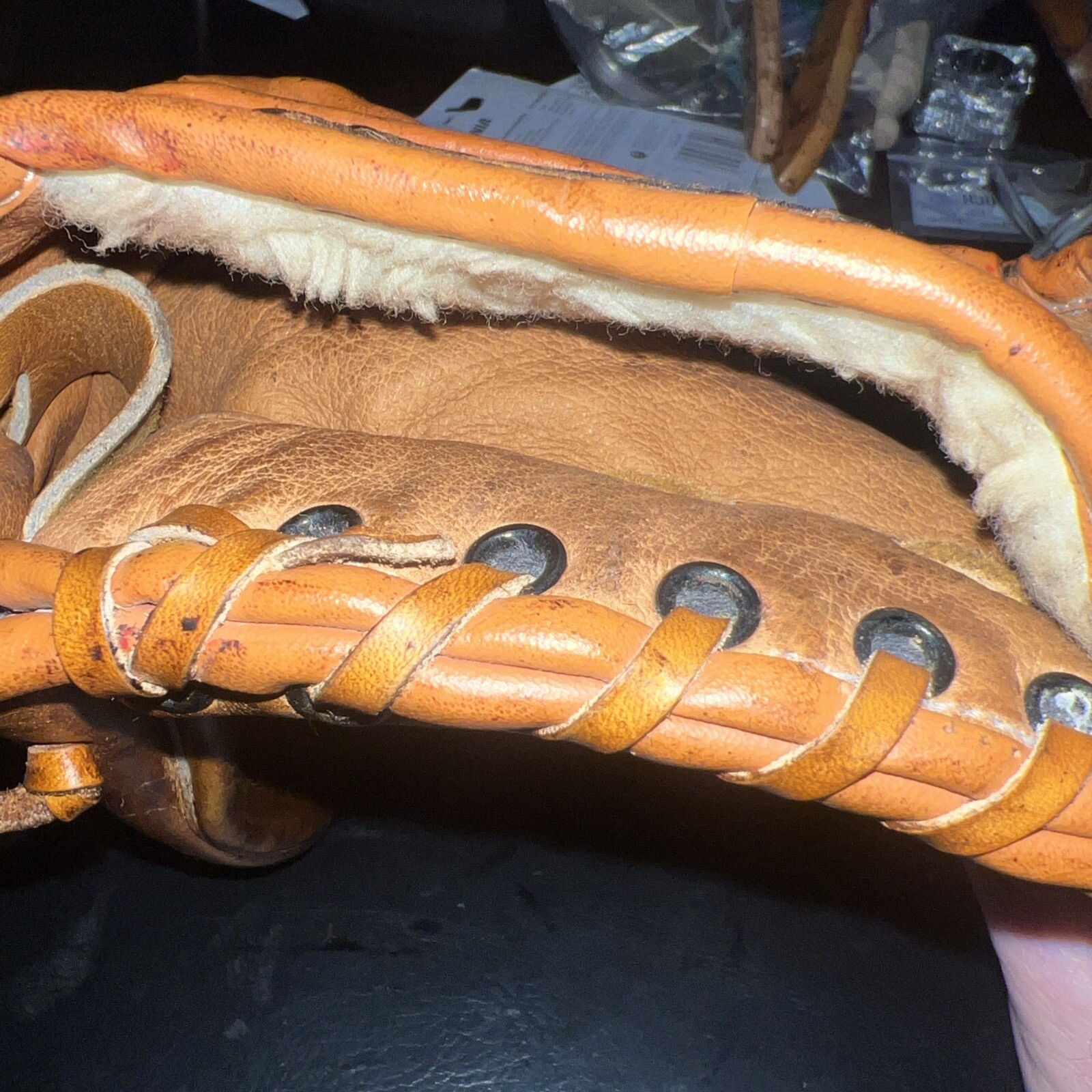 Gant De Baseball Vintage Wilson A2163 Jim "Catfish" Hunter - LHT - Taille 8 - Années 70