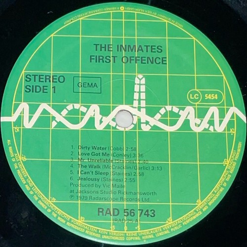 The Inmates / First Offence / Vinyl / Mod / Soul / Jazz / Go-Go / Germany - Bild 3 von 3